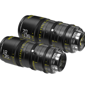 DZOFILM CATTA ACE 18-35 & 70-135mm T2.9 Lens Bundle - PL/EF Interchangeable Mount