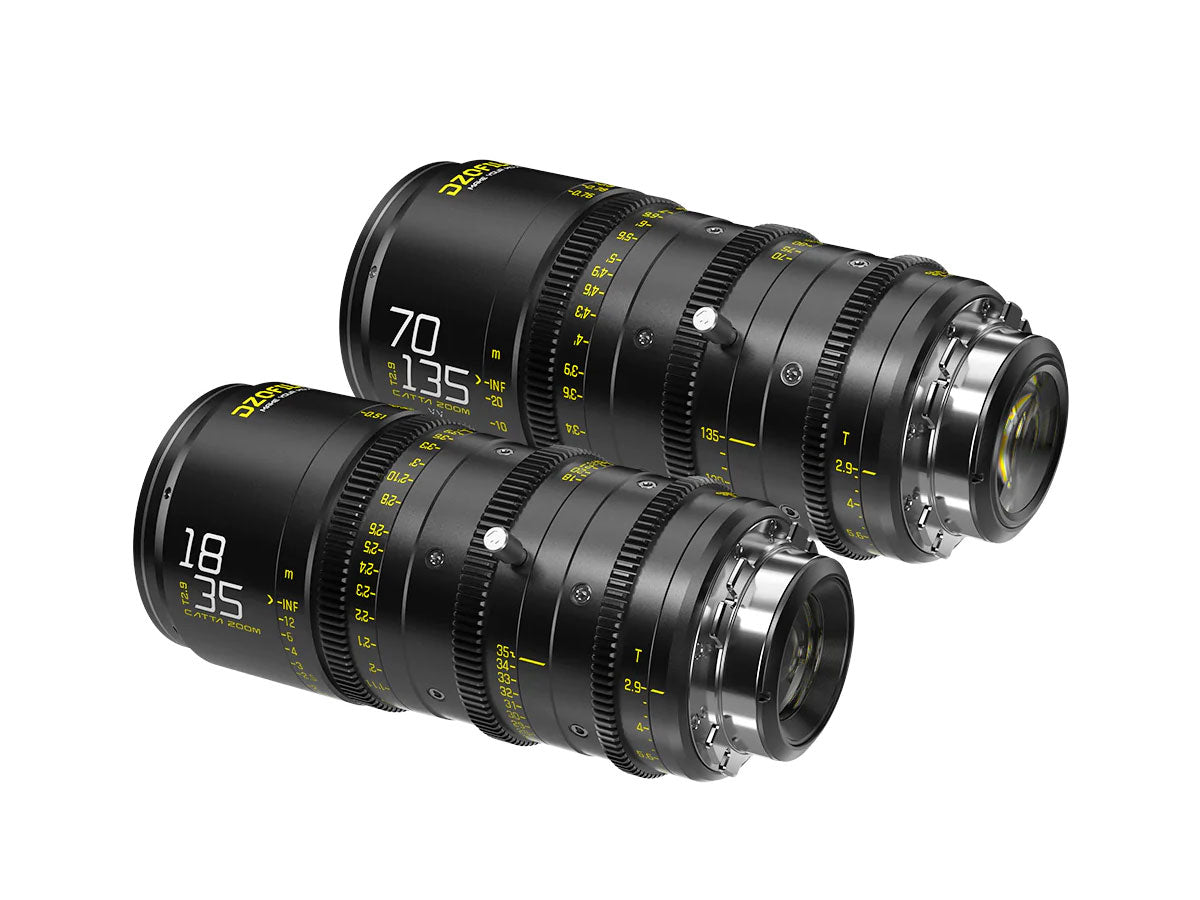 DZOFILM CATTA ACE 18-35 & 70-135mm T2.9 Lens Bundle - PL/EF Interchangeable Mount