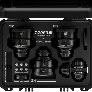 DZOFilm 24, 32, 65mm T2.8 Gnosis Macro Prime 3-Lens Kit (LPL with PL & EF Mounts) - Imperial