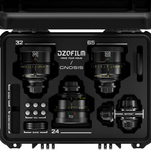 DZOFilm 24, 32, 65mm T2.8 Gnosis Macro Prime 3-Lens Kit (LPL with PL & EF Mounts) - Metric