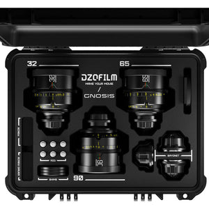DZOFILM 32, 65, 90mm T2.8 Gnosis Macro Prime 3-Lens Kit (LPL with PL & EF Mounts) - Metric