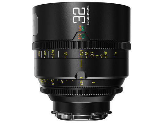 DZOFILM 32mm T2.8 Gnosis Macro Prime Lens (LPL with PL & EF Mounts) - Metric