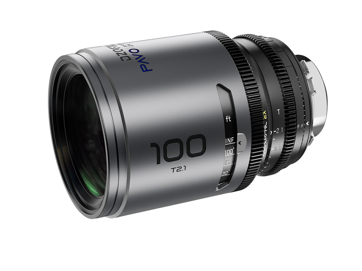 DZOFilm Pavo 2x Anamorphic Prime 100mm T2.1 - Blue Coating (PL & EF Mounts)
