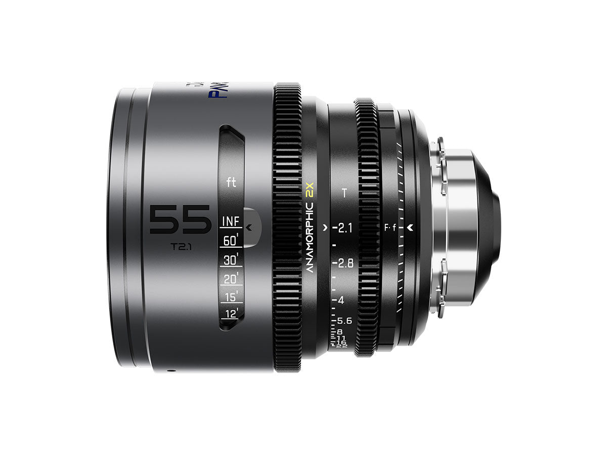 DZOFilm Pavo 2x Anamorphic Prime 55mm T2.1 - Blue Coating (PL & EF Mounts)