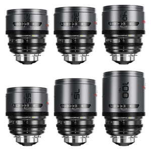 DZOFilm Pavo 2x Anamorphic Prime T2.1 6 Lens Bundle (28/32/40/55/75/100mm) - Neutral Coating