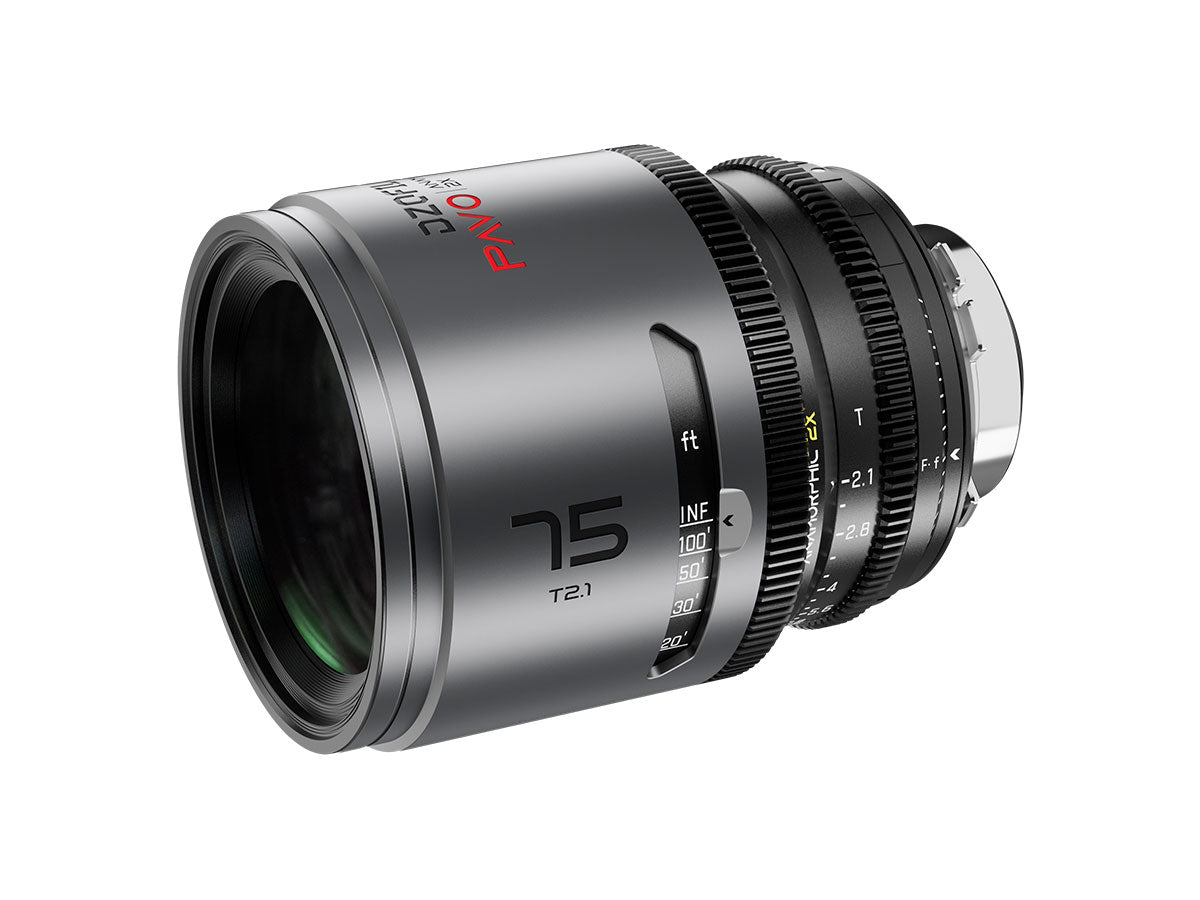 DZOFilm Pavo 2x Anamorphic Prime 75mm T2.1 - Neutral Coating (PL & EF Mounts)