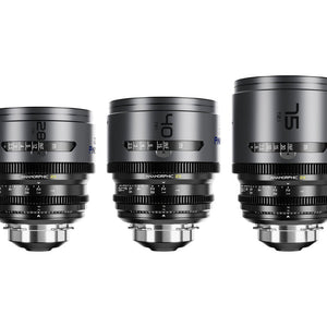 DZOFilm Pavo 2x Anamorphic Prime T2.1 3 Lens Bundle (28/40/75mm) - Blue Coating