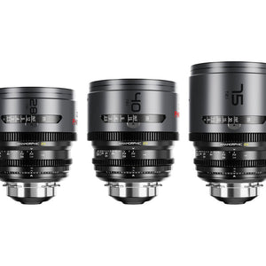 DZOFilm Pavo 2x Anamorphic Prime T2.1 3 Lens Bundle (28/40/75mm) - Neutral Coating