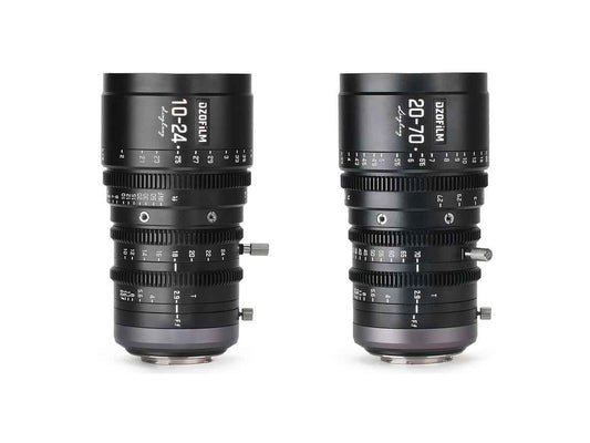 DZOFILM 10-24mm & 20-70mm T2.9 Cinema MFT Zoom Lens - Imperial