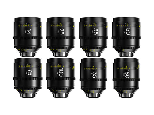 DZOFILM Arles FF/VV Prime Cine 8x Lens Set (14/21/25/35/50/75/100/135mm) - PL Mount