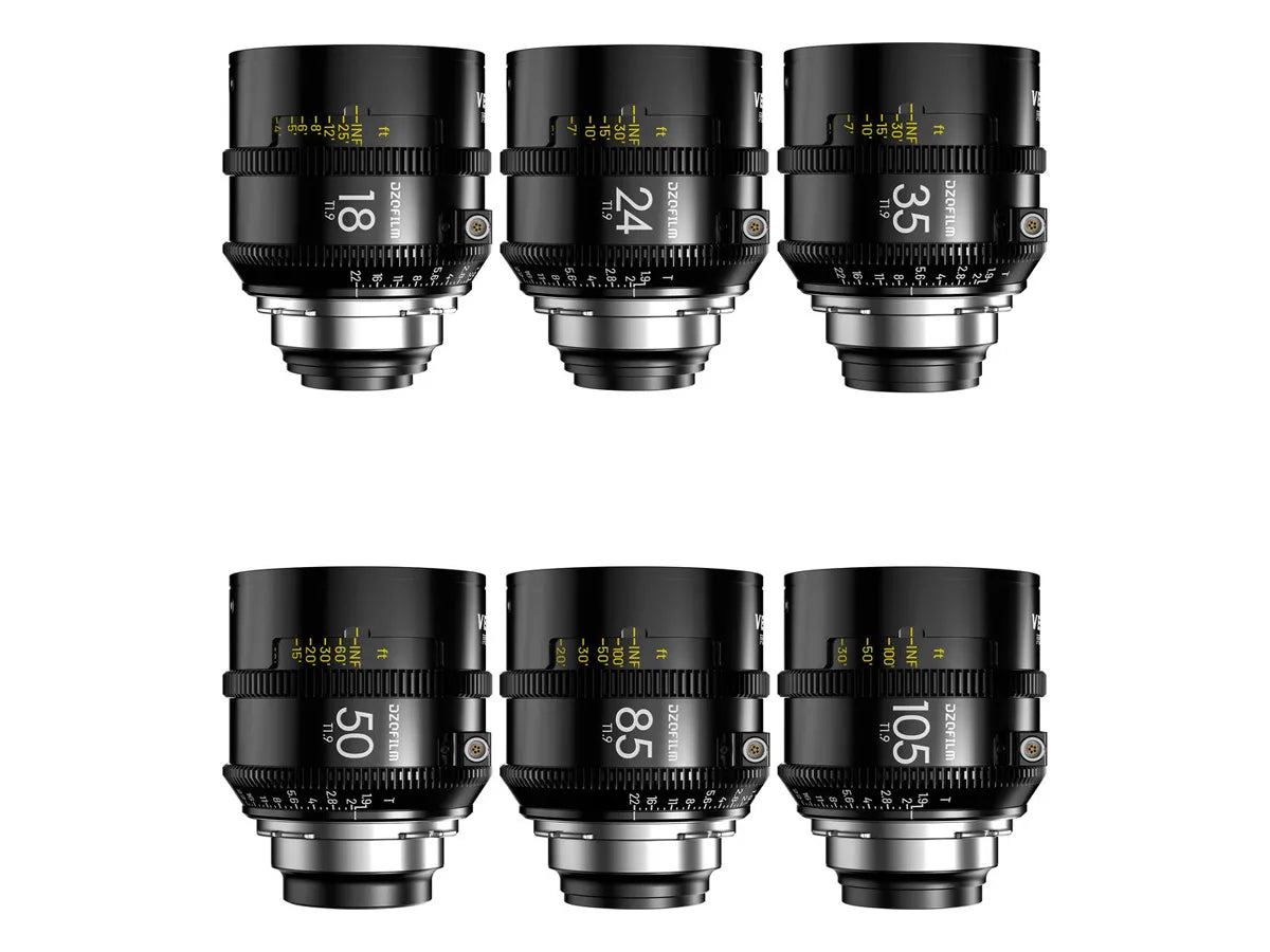 DZOFILM Vespid Prime 2 - 6 PL Lens Set