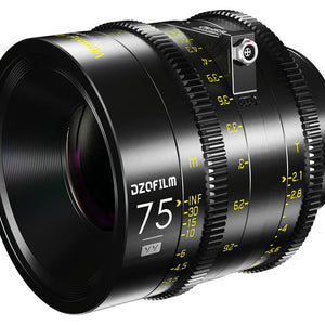 DZOFILM VESPID Cyber Full Frame 75mm T2.1 Prime Lens (PL & EF Mounts)