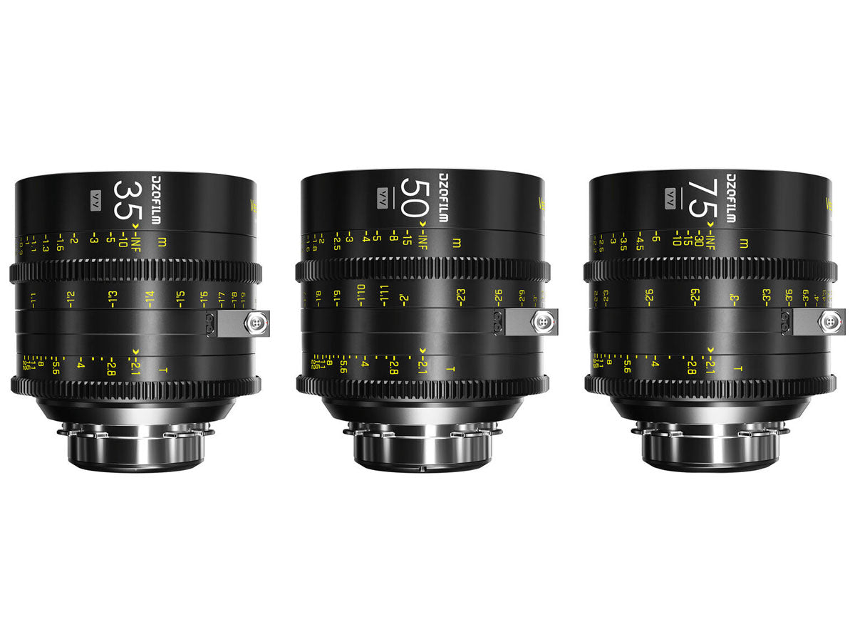 DZOFILM VESPID Cyber Full Frame 3-Lens Kit (35/50/75mm)