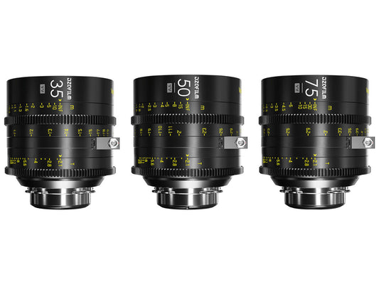 DZOFILM VESPID Cyber Full Frame 3-Lens Kit (35/50/75mm)