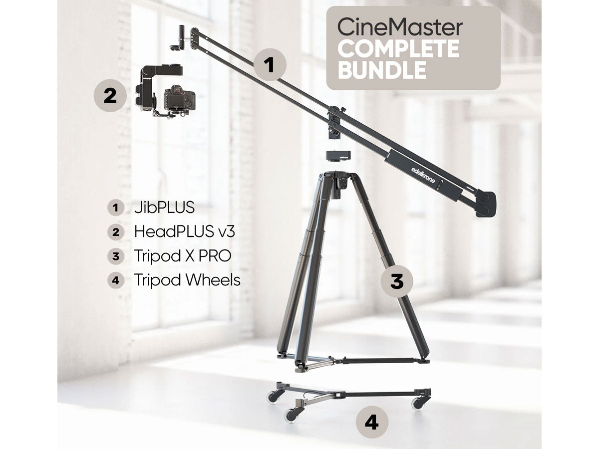 Edelkrone CineMaster Bundle (HeadPLUS v3) - Complete