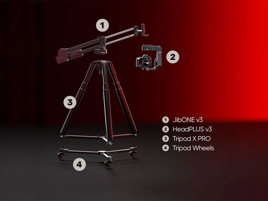 Edelkrone CineAction Bundle (HeadPLUS) - Complete