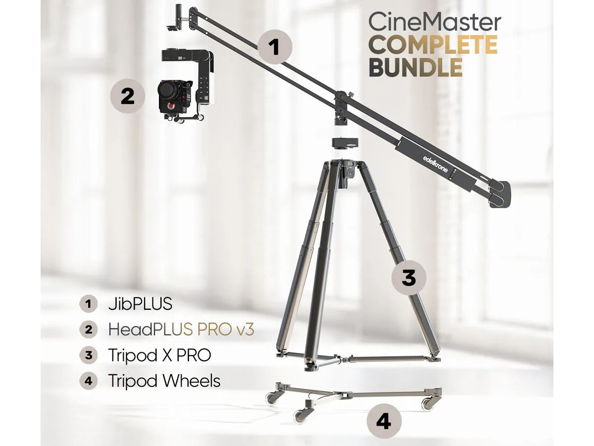 Edelkrone CineMaster Bundle (HeadPLUS PRO) - Complete