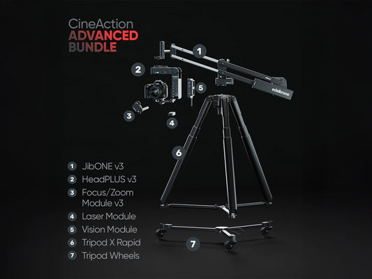 Edelkrone CineAction Bundle (HeadPLUS) - Advanced