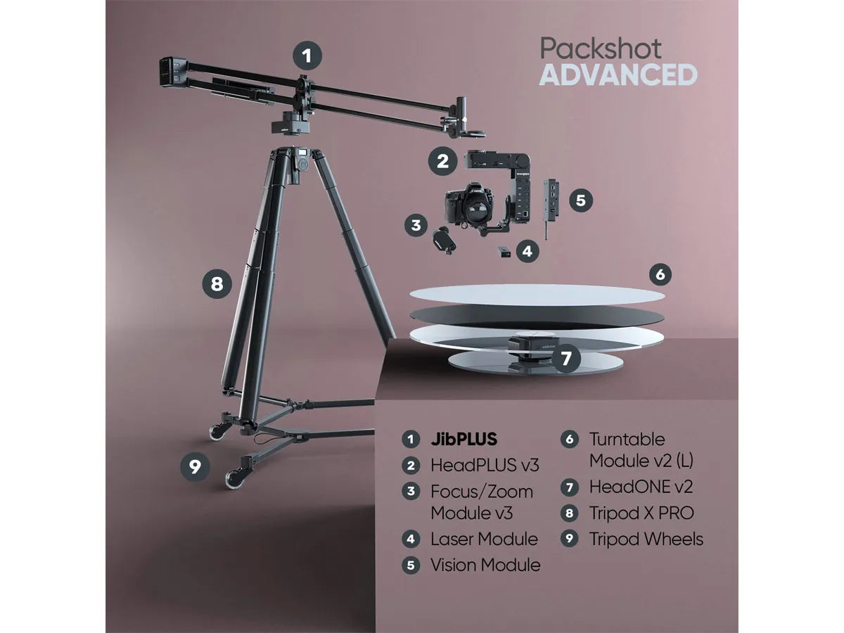 Edelkrone PackShot Bundle (JibPLUS) - Advanced