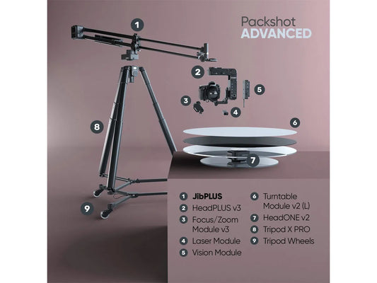 Edelkrone PackShot Bundle (JibPLUS) - Advanced