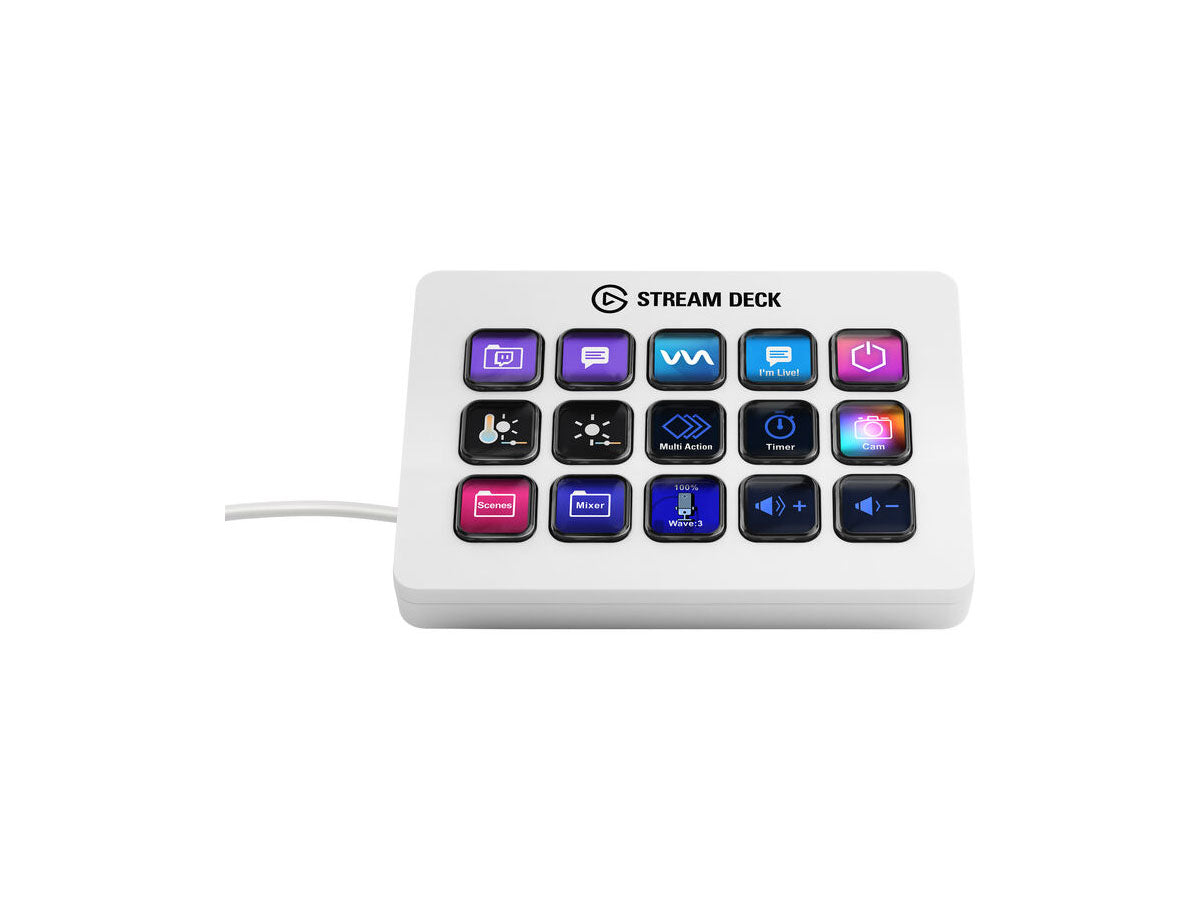 Elgato Stream Deck MK.2 (White) Tactile Control Interface
