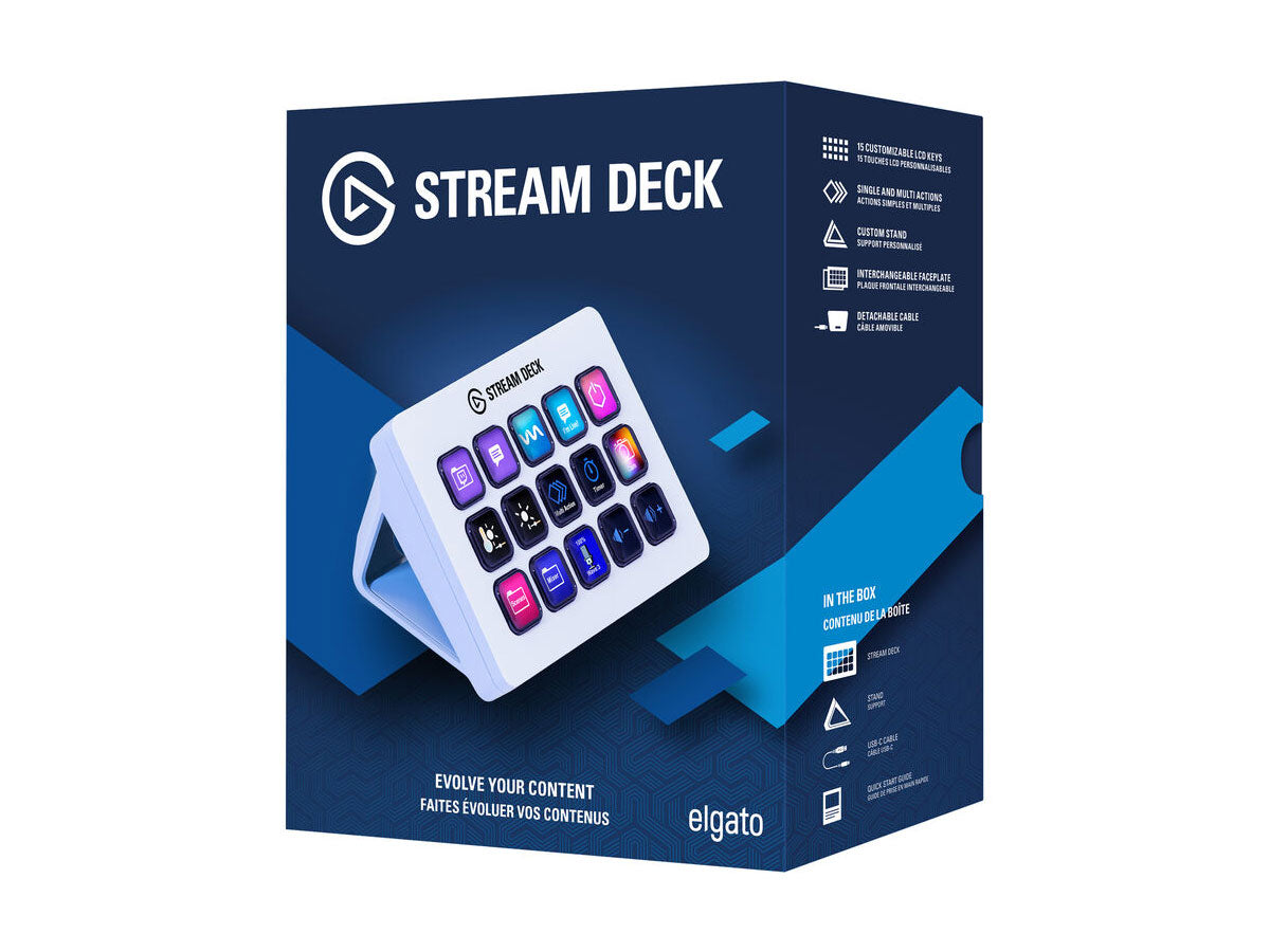 Elgato Stream Deck MK.2 (White) Tactile Control Interface