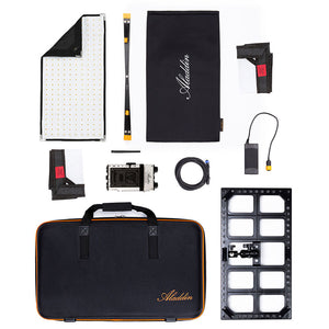 Aladdin BI-FABRIC 2 Kit (100W Bi-Color) w/ V-Mount and Kit Case