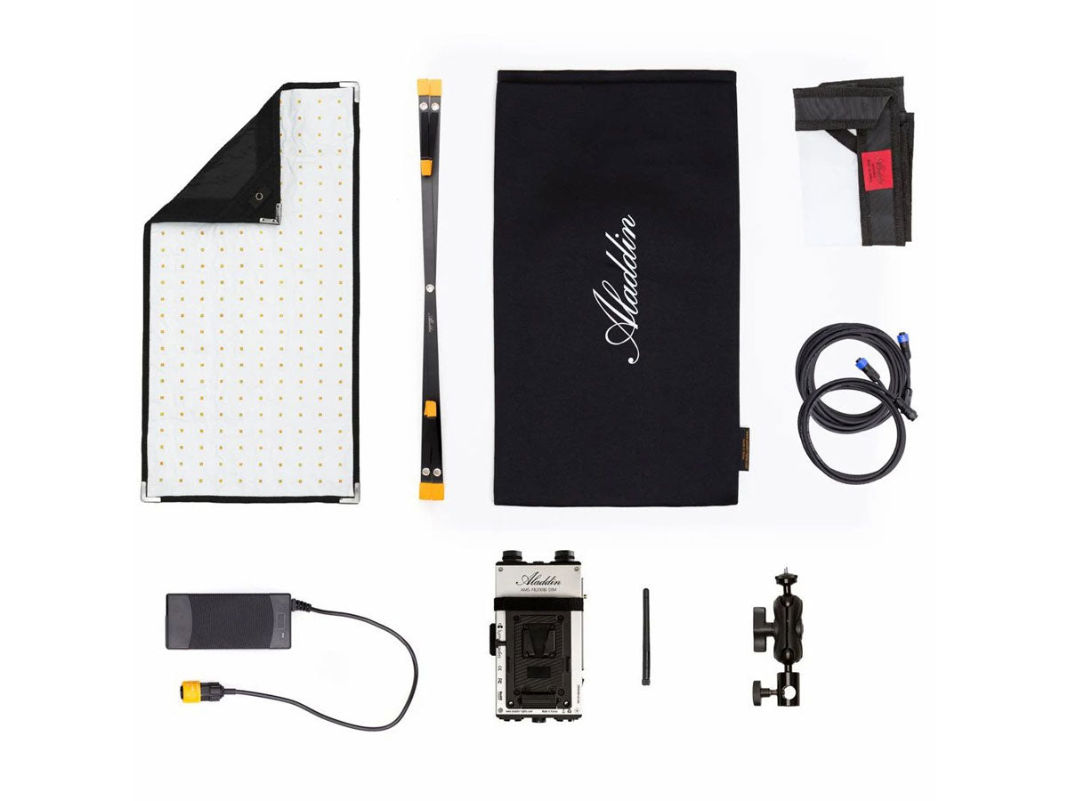 Aladdin BI-FABRIC 2 System (100W Bi-Color) w/ Gold-Mount