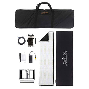 Aladdin BI-FABRIC 4 Kit (200W Bi-Color) w/ Gold-Mount and Kit Case