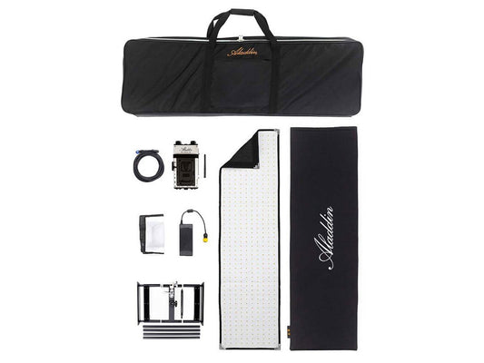 Aladdin BI-FABRIC 4 Kit (200W Bi-Color) w/ Gold-Mount and Kit Case