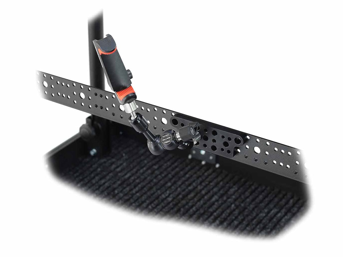 Filmcart Aluminum Plate With Threaded Holes 3/8" And 1/4" Screws