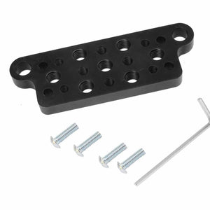 Filmcart Aluminum Plate With Threaded Holes 3/8" And 1/4" Screws
