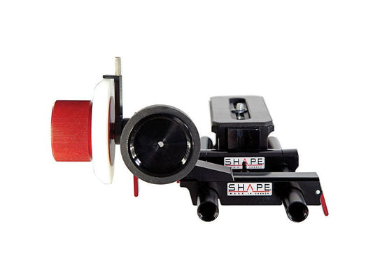 SHAPE Friction & Gear Follow-Focus Riser Rail Kit with Adjustable Marker