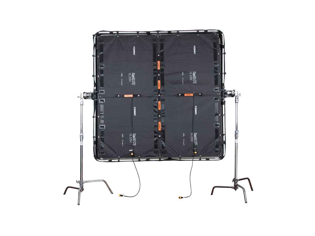 Fomex RollLite RL66-1200 6ft x 6ft 1200W Flexible LED Light Kit