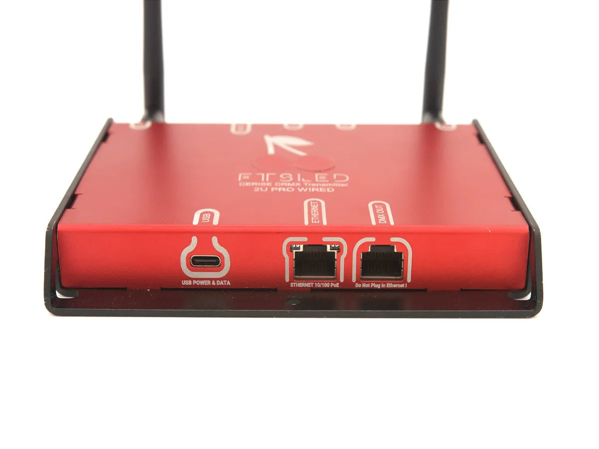 FTSLED CRMX Cerise 2U Pro Wired USB, Ethernet & Wired DMX