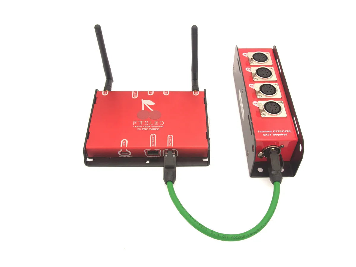 FTSLED CRMX Cerise 2U Pro Wired USB, Ethernet & Wired DMX