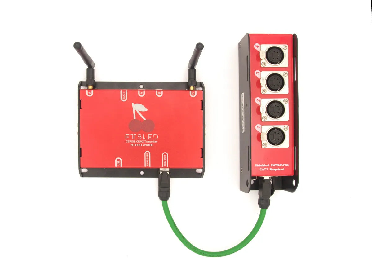 FTSLED CRMX Cerise 2U Pro Wired USB, Ethernet & Wired DMX