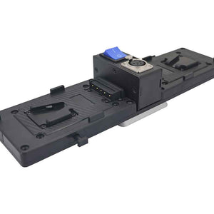 FXLION V-Mount Battery Plate For Skypanel incl.4pin XLR DC cable (50 cm)