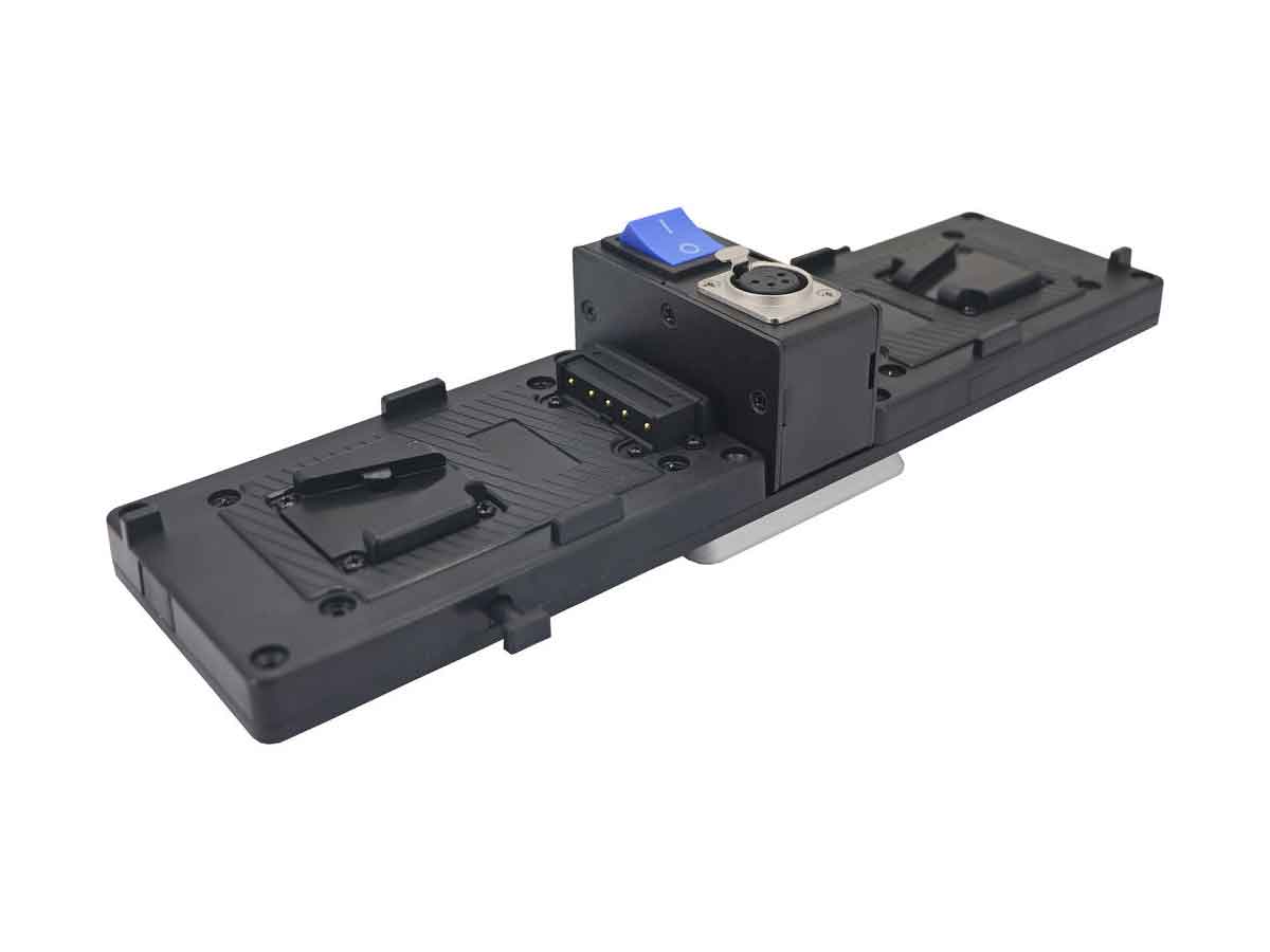 FXLION V-Mount Battery Plate For Skypanel incl.4pin XLR DC cable (50 cm)