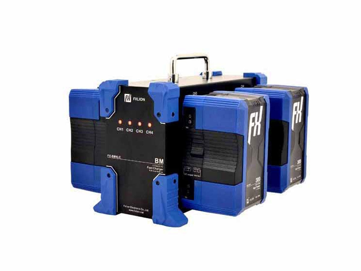 FXLION 4 CH B-Mount Charger