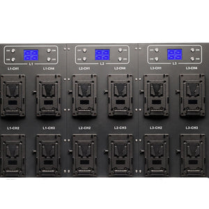 FXLION 12 CH Smart Wall Charger - 16.8V / 4A V-Mount