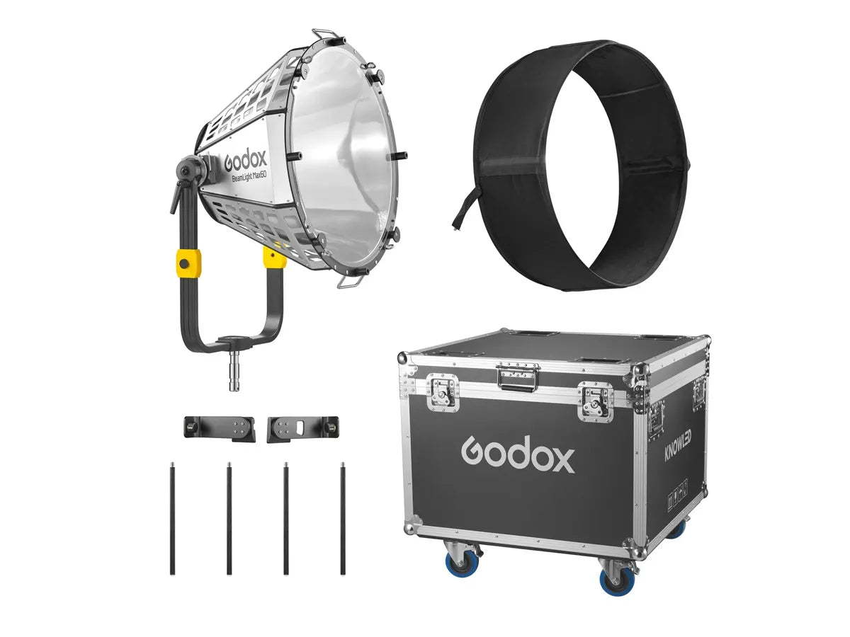 Godox KNOWLED BeamLight Max60 Cinema-Grade Parallel-Beam Light Reflector (Godox G-Mount Fitting)