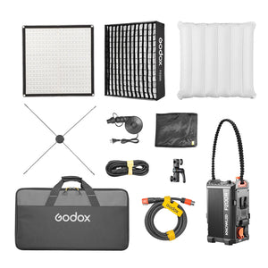 Godox KNOWLED F200R Flexible RGB LED Light with FA200 Air Softbox