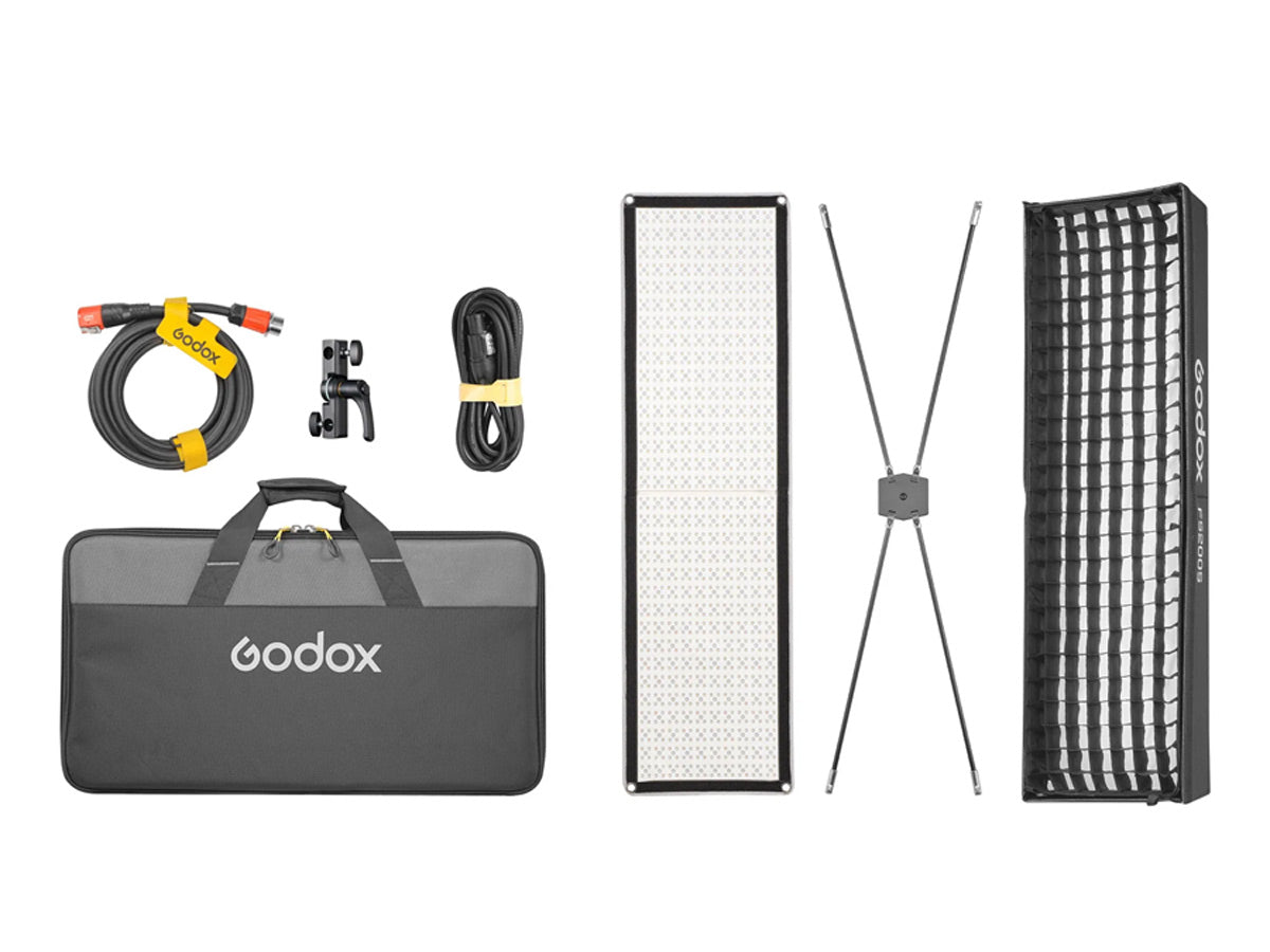 Godox F200SR Kit 1 - Knowled Flexible RGB LED Light 30x120cm