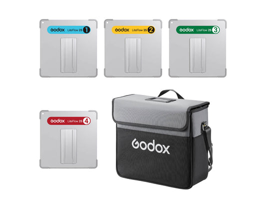 Godox LiteFlow25 25x25cm Cine Light Reflector Panel Kit