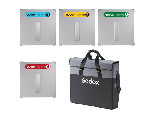 Godox LiteFlow50 50x50cm Cine Light Reflector Panel Kit