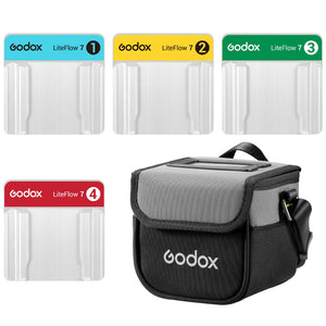 Godox LiteFlow7 7x7cm Cine Light Reflector Panel Kit