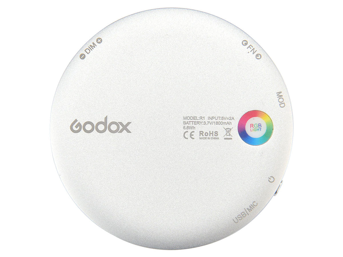 Godox R1 Round RGB Lightweight LED Light