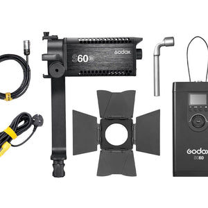 Godox S60Bi 60W 2800-6500K Focusable Dimmable LED Video Light
