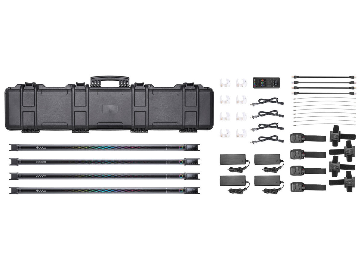Godox TL120 RGB 4' Tube Quad Kit